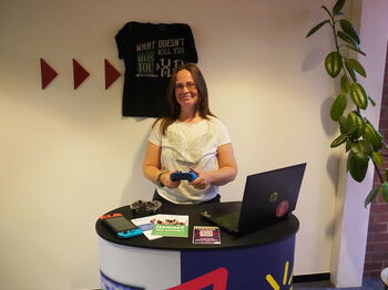 Melanie Dohmen, Mitarbeiterin im erzieherischen Kinder- und Jugendschutz des Kreisjugendamtes, ist federführend im Projekt „Level up!“. Foto: Kreis Heinsberg