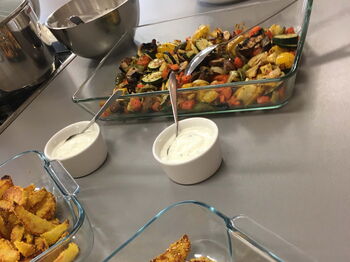 Frisches Essen aus der VHS-Küche